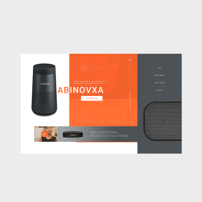 Music Website UI Design